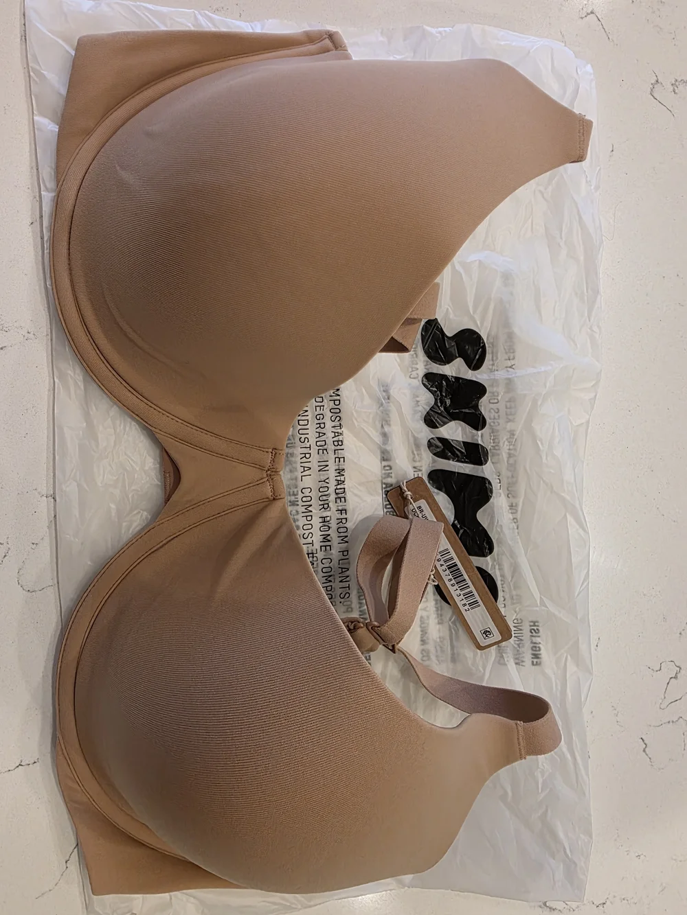 SKIMS 38 DD Fits Everbody Plunge Bra OCHRE color - Picture 2 of 7
